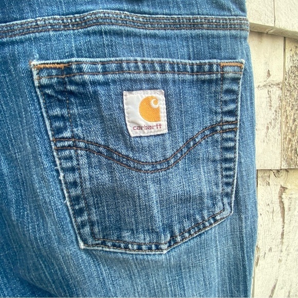 Carhartt Tradicional Fit Women’s Jeans sz 10x34 - Picture 3 of 5